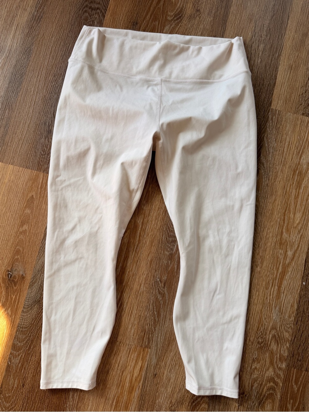 Fabletics Cream High-Rise Active Leggings